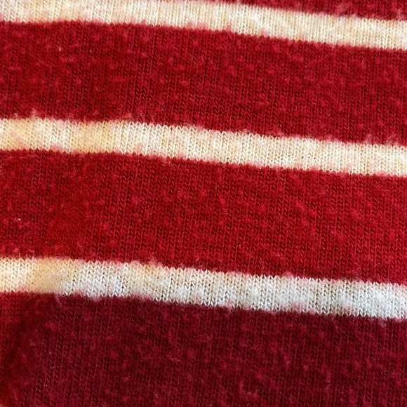 PJ Salvage Red & White Striped Pajama Bottoms Size Small in EUC - Picture 2 of 5